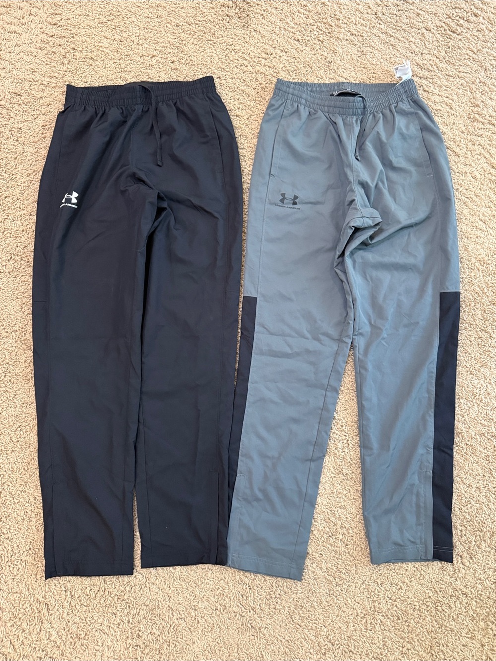 Under Armour Track Pants Pair - Black & Gray - Picture 3 of 3